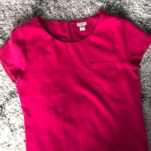 J Crew pink blouse